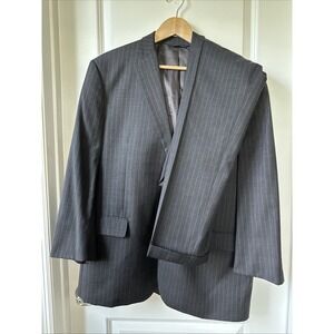 Brooks Brothers 1818 Wool Suit 46R 41W Estrato Trabaldo Togna Makers Luxury USA